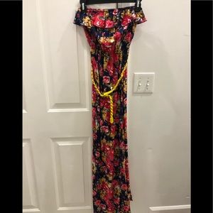 Floral Dress with belt